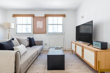 Living room at Covent Garden apartment