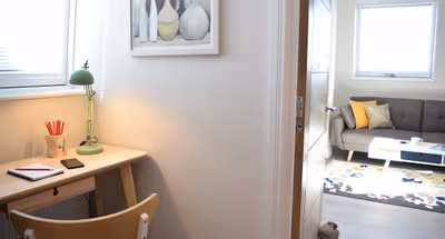 living space at Geneva Apartments