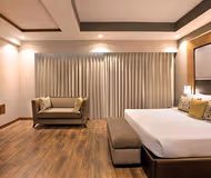 Simplistic living area in Sohna Road Apartments