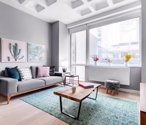 Living area at Crescent Street