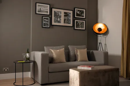 Living area at Nevern Place 16 Earls Court