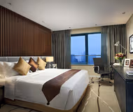 Bedroom at Ascott Huai Hai Road Shanghaii