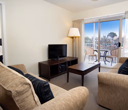 Stunning living area in Quest Ballarat