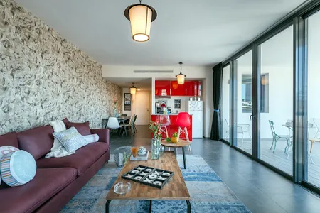 Living area at Florentine Street Serviced Apartment