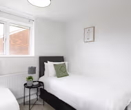 Single bed bedroom at Austen Path Stevenage