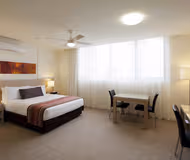 Stunning living area in Quest South Brisbane