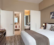 Stunning living area in Citadines Salcedo Makati