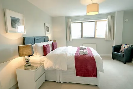 Bedroom at Wimbledon apartment