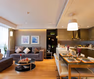 living space at Ascott Raffles City  Beijing