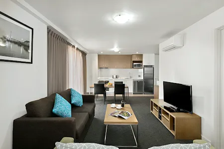 Stunning living area in Quest Cheltenham