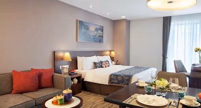 Simplistic living area in Somerset Central TD Hai Phong City