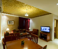living space at Al Mukarramah Street Apartments