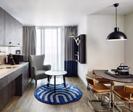 Fully equipped kitchen at Long Lane Apartments near London Bridge