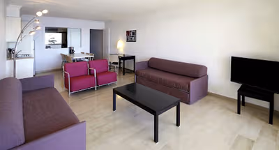 Living area at Nice Promenade des Anglais