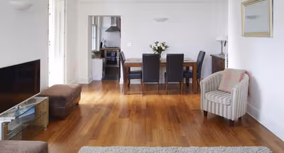 Living space - 2 bed apartment