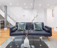 Living room at The Camden Flat