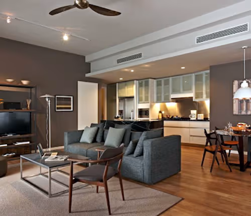 Jalan Sultan Ismail Serviced Residences living room