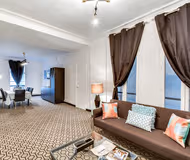 Bright living area at OPERA SERVICED APARTMENT