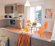 Living space - 1 bed apartment