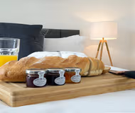 Living area at The Executive Townhouse