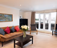 Living area at Handleys Court