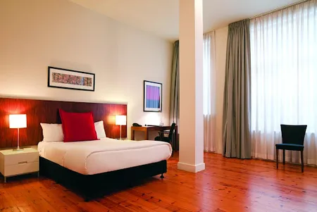 Bedroom at Flinders Street Apartments, Melbourne