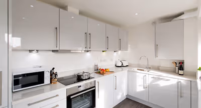 Fully equipped kitchen at Oval View
