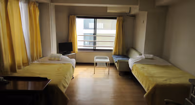 Comfy living area at Koto-Ku Serviced Apartment