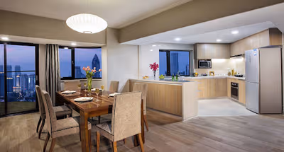 living space at Somerset Olympic Tower Tianjin