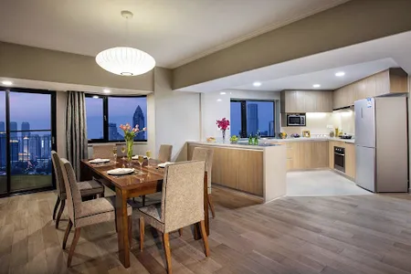 living space at Somerset Olympic Tower Tianjin