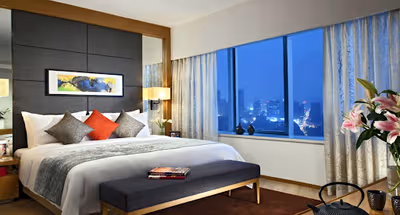 Bedroom at Somerset Riverview Chengdu