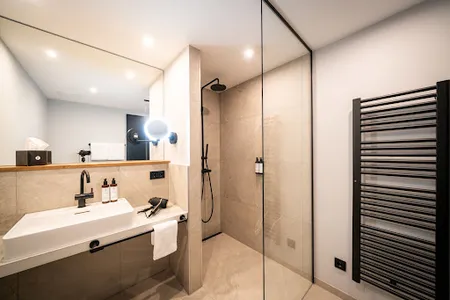 Fully furnished bathroom at Black F Tower
