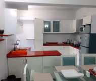 Simplistic living area in Indiranagar Apartments