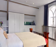 Luxury bedroom at Pemberton Gardens Apartments near Archway