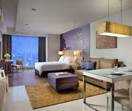 Stunning living area in Citadines Rasuna Jakarta