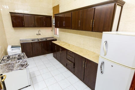 Equipped Kitchen at Prince Mohammed Bin Abdulaziz Street Serviced Apartment