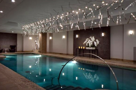 Luxury pool at Sutton Place Furnished Apartment, Manhattan