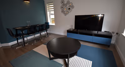 Living room at Bradgate House