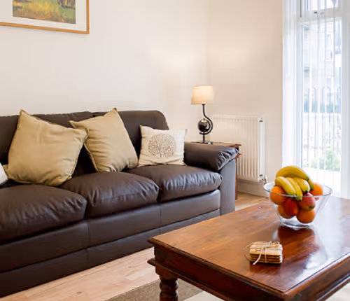 Living area at 02 Bedroom Clovelly Court in Uxbridge