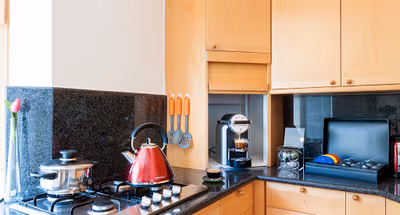 Full kitchen at Washington