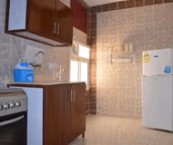 Equipped Kitchen at Al Kharj Road Serviced Apartment