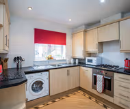 Fully equipped kitchen at Wallwin Place