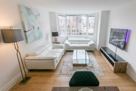 Living room at Sutton Place Apartment