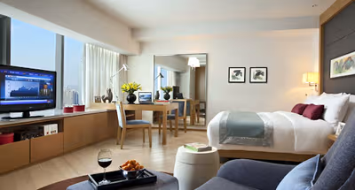 Bedroom at Somerset Riverview Chengdu