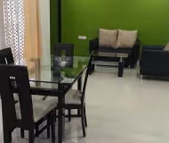 Living area at Andheri East apartment