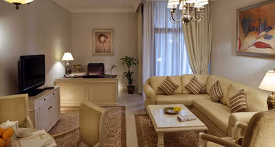 Spacious living area at Barsha Heights Serviced Apartments, Sheikh Zayed Road