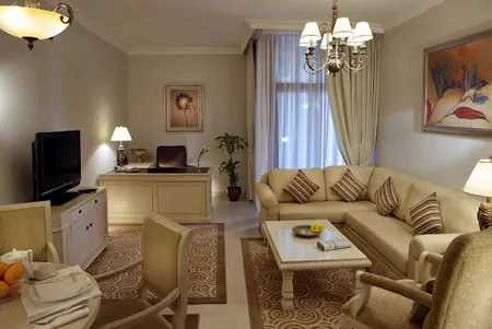 Spacious living area at Barsha Heights Serviced Apartments, Sheikh Zayed Road
