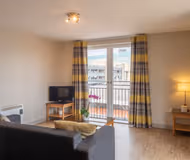 All apartments have a juliet balcony at Upper Dean Street Birmingham