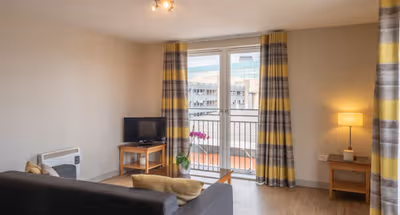 All apartments have a juliet balcony at Upper Dean Street Birmingham