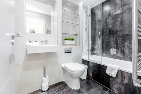 Bathroom at Ealing apartment